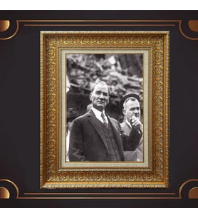 ÖZEL SERİ ALTIN VARAKLI ATATÜRK TABLO S1021