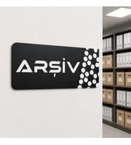 Dekoratif Arşiv Yönlendirme Tabelası