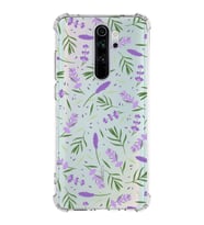 PrintiFy Xiaomi Note 8 Pro Uyumlu Water Color 3 Baskılı Şeffaf Köşe Korumalı Antişok Kılıf