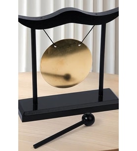 Metal Gong Feng Shui Pirinç Yin Yang  Masa Üstü İsim Yazı Yazılabilir