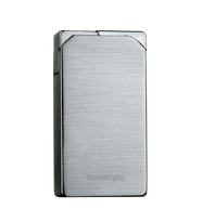 Quantoro Çift Torch Pürmüz Delicili Gümüş Metal Puro Çakmağı - TRZ1194