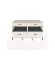 Kronos Konsol 2 Raflı 4 Çekmeceli  176x59x99 Aytaşı-Antrasit/Aytaşı