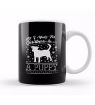 All I Want For Christmas Is A Puppy Knit Pattern Kupa Bardak Porselen
