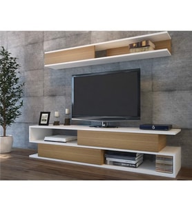 TV Ünitesi Söz Beyaz Teak