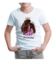 Princess Girl Beyaz Çocuk Tshirt