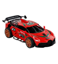 Sürtmeli Sesli Işıklı Spor Arabalar 18 cm - Kırmızı