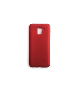 Samsung Galaxy J6 Premium Silikon Kılıf Bordo