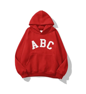 Trendiz Unisex A B C  Sweatshirt Kırmızı