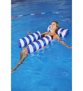 Fileli 3 Yastıklı Premium Deniz Havuz Hamağı 4 Fonksiyonlu Havuz Deniz Yatağı 120x122 cm