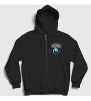Presmono Unisex Siyah Haunted House Katatonia Fermuarlı Kapüşonlu Sweatshirt 403127tt