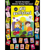 Stickerlı 3+4+5 Yaş Dil Gelişimi