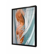 Tablosan Modern Nü Çerçeveli Cam Tablo