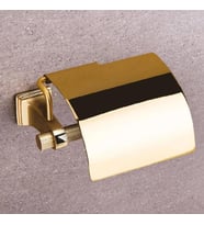 Park Kapaklı Wc Kağıtlık Gold Parlak Altın
