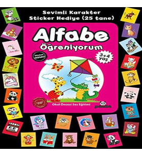 lı 3+4 Yaş Alfabe Öğreniyorum
