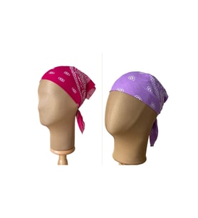 %100 Pamuklu Klasik Desen Unisex 2li Bandana Seti Renkli Bandana Etnik Desenli A Kalite Bandana