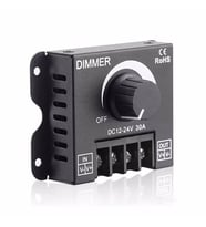 DC 12V 24V 30A Led Sürücü Dimmer 360W 720W Voltaj Ayarlı Ampul