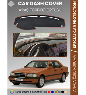 MERCEDES C CLASS W202 (1993-2000) Torpido Örtüsü Premium Kalite Torpido Koruma Özel Kesim UV Koruma