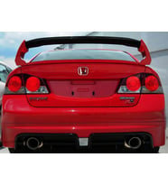 Honda Civic FD6 Bagaj Üstü Spoiler Mugen RR 4 Parça Abs Plastik