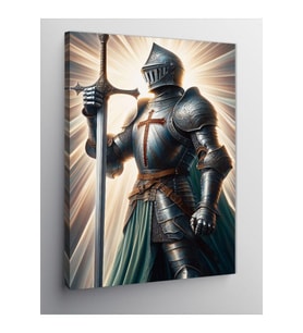 Kanvas Tablo Zırhlı Şövalye 70 X 100 Cnvsdkey-125563-70-100
