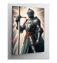 Kanvas Tablo Zırhlı Şövalye 70 X 100 Cnvsdkey-125563-70-100