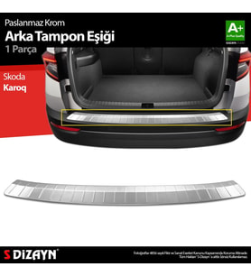 Skoda Karoq Krom Arka Tampon Eşiği 2017 Üzeri