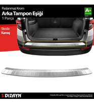 Skoda Karoq Krom Arka Tampon Eşiği 2017 Üzeri