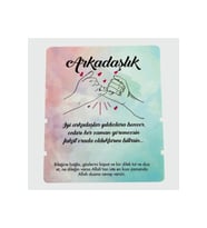 2'li Arkadaşlık Bileklik Kartı (Mavi)