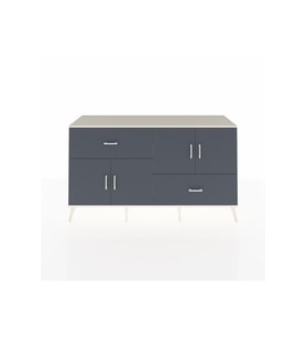 Hyperion Konsol 3 Raflı 2 Çekmeceli 4 Kapaklı 176x44x99 Aytaşı-Antrasit