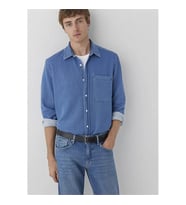 Mavi Cepli Denim Regular Fit indigo Erkek Gömlek 0212085-18790