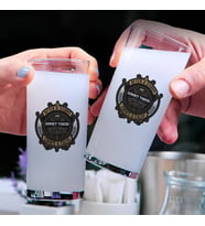 Renkli Kişiye Özel İkili Rakı Bardağı Seti