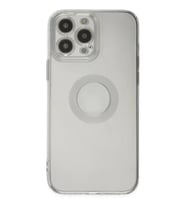 Mey İthalat® iPhone 14 Pro Max Kılıf Santa Lens Silikon - Şeffaf