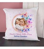 Kişiye Özel Biricik Güzel Annem Yastık