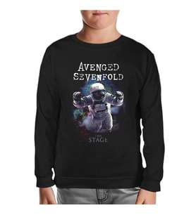 Avenged Sevenfold - Stage Astronaut Siyah Çocuk Sweatshirt