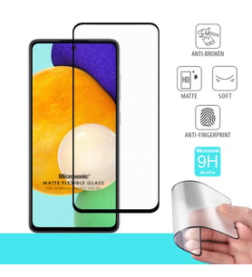 Microsonic Samsung Galaxy A32 4G Seramik Matte Flexible Ekran Koruyucu Siyah