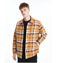 LC WAIKIKI Sarı Slim Fit Gömlek Yaka Erkek Mont