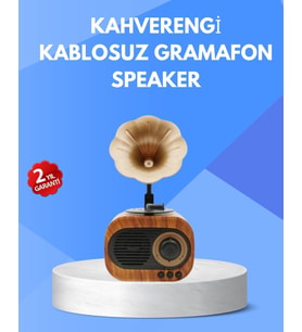 Retro Tasarımlı Mini Bluetooth Hoparlör Ve Fm Radyo Çoklu Medya