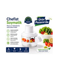 CHEFİST ŞARJLI MEYVE VE SEBZE SOYMATİK