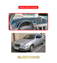MERCEDES W208 TORPİDO KORUMA HALISI KIRMIZI KENAR