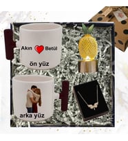 Sevgiliye Hediye Kadına Hediye Sevgililer Günü Hediyesi Kişiye Özel Fotoğraf ve Yazılı Kupalı