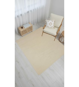 Dream Color Krem Yumuşak Yüzeyli Kaymaz Makinede Yıkanabilir Halı