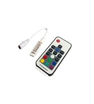 El kumandası RGB uzaktan kumanda LED ışık kablosuz kontrol 5metre DC 5-24V