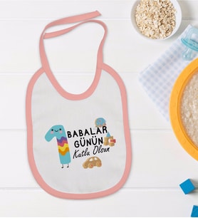 BK Kids Pembe Bebek Mama Önlüğü - Model 30