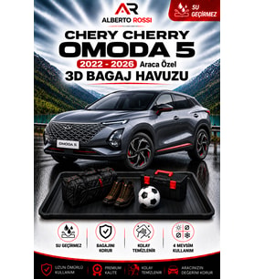 Chery Cherry Omoda 5 Bagaj Havuzu_ 2022 - 2026 Araca Özel 3D Bagaj Havuzu