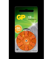 GP ZA13 1.4V Düğme Kulaklık Pili 6'lı Paket