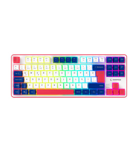 Clicky TKL Mekanik Hisli RGB Türkçe Q Membrane Oyuncu Klavyesi