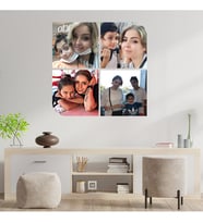 Anneler Gününe Özel 4lü Kare Ahşap Tablo