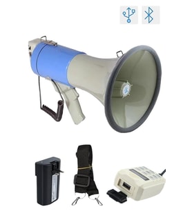 Lastvoice MGF-250USB-BT Şarjlı Bluetooth USB El Megafonu 250W