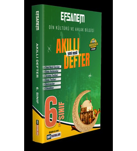 DDY Yayınları 6.Sınıf Din Kültürü ve Ahlak Bilgisi Efsane Yeni Nesil Akıllı Defter