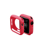 Apple Watch 42mm Silikon Alt Kasa - Kırmızı