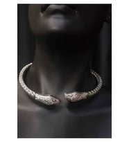 S Tasarım Italyan Taşlı Yılan (SNAKE)925 Gümüş • Sevgiliye • Eşe • Anneye Choker Gerdanlık